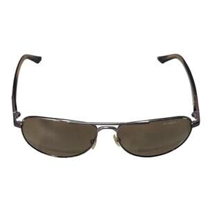 Vintage Arnette P Aviator Sunglasses AN 3061 608/83 3P Brown Polarized